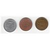 Image 1 : Lot of 3 McColl Listed Tokens.