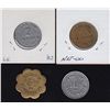 Image 2 : Lot of 4 Manitoba Trade Tokens.