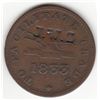 Image 5 : Lot of 3 Countermarked Canadian tokens.