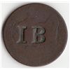 Image 1 : Lot of 3 Countermarked Canadian  tokens and 1 Countermarked USA large cent.