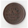 Image 1 : Lot of 2 Devins & Bolton Countermarked Canadian Tokens.