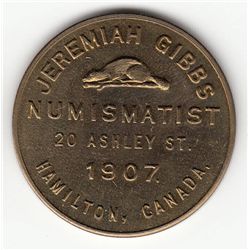 Numismatist Card.