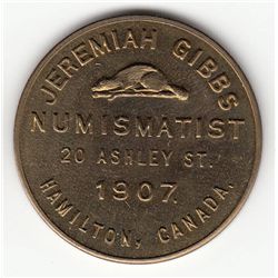 Numismatist Card.