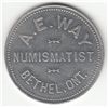 Numismatist Card.