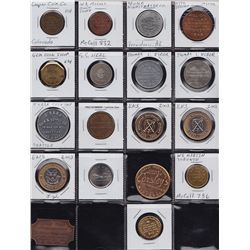 Lot of 18 Numismatist & Coin Shop Tokens.