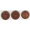 Image 1 : Lot of 3 Hamilton Stamp & Stencil Advertising Medals.