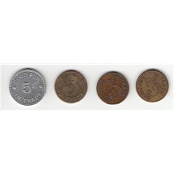 Lot of 4 Pritchard & Andrews Advertising Good For 5¢.