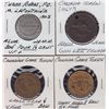 Image 1 : Lot of 4 Canada Gaming and Trade Tokens.
