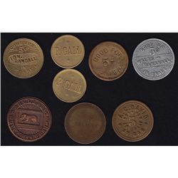 Lot of 8 Maverick Tokens.