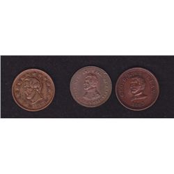 Lot of 3 Patriotic Tokens.