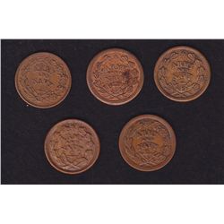 Lot of 5 Patriotic Tokens.