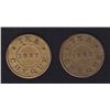 Image 1 : Lot of Two Gass Tea Tokens