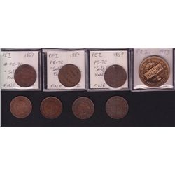 Lot of 8 Prince Edward Island Coins, Tokens, Medal.