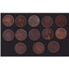 Image 1 : Lot of 13 New Brunswick Coins