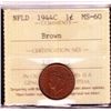 Image 1 : 1944C Newfoundland One Cent