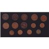 Image 1 : Lot of 14 Newfoundland One Cents