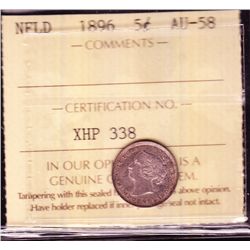 1896 Newfoundland Five Cent
