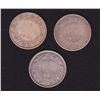 Image 2 : Lot of 3 Newfoundland Fifty Cents