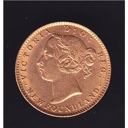 1888 Newfoundland $2 Gold