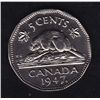Image 2 : 1947 Specimen Maple Leaf Five Cent.