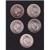 Image 1 : Lot of 5 Mint State Ten Cents