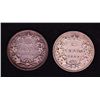 Image 2 : Lot of 2 1886 Twenty Five Cents