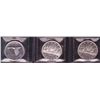 Image 2 : Lot of 3 Silver Dollars