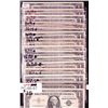 Image 1 : Nice lot of 31 1957* Silver Certificates
