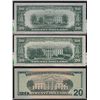 Image 2 : Lot of 3 CGA Graded US $20 Banknotes.