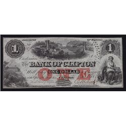 1859 Bank of Clifton $1