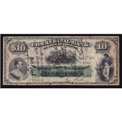 1888 Commercial Bank of Newfoundland $10