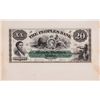 Image 1 : 1864 People's Bank of Halifax $20 Proof.