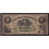 Image 1 : 1877 Bank of Prince Edward Island $2 with Canada Currency Overprint