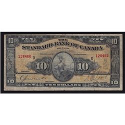 1924 Standard Bank of Canada $10
