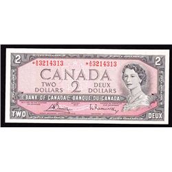 1954 Bank of Canada $2 Replacement Note