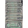 Image 1 : 1967 Bank of Canada $1 Complete Prefix Collection