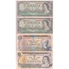 Image 1 : Lot of 4 Bank of Canada Banknotes