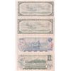 Image 2 : Lot of 4 Bank of Canada Banknotes