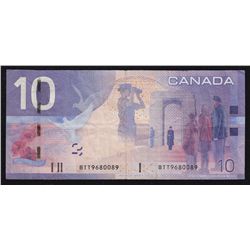 2005 Bank of Canada $10 Error.