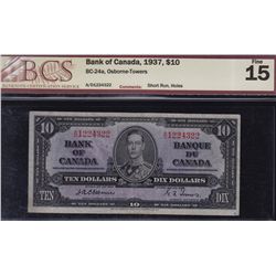1937 Bank of Canada $10