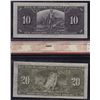 Image 4 : Lot of 4 1937 Bank of Canada Banknotes