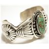 Image 2 : Old Pawn Navajo Persian Turquoise Sterling Silver Cuff Bracelet - Robert Kelly