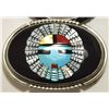 Image 3 : Zuni Multi-Stone Inlay Sun Face Sterling Silver Bolo & Buckle Set - Beverly Etsate