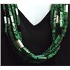 Image 2 : Navajo Malachite & Multi-Stone 7-Strand Necklace - Tommy Singer