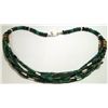 Image 5 : Navajo Malachite & Multi-Stone 7-Strand Necklace - Tommy Singer