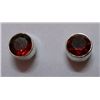 Image 1 : 1.810g Earring of Garnet Sterling Silver