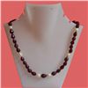 Image 1 : Ruby, Pearl 243.20 CTW Necklace in Silver