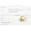 Image 1 : 14k gold 1.86carat custom made columbian emerald