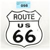 Image 1 : Route US 66 tin sign