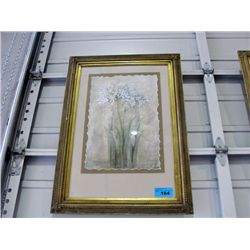 Guilded framed nile lily print